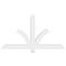 Ekena Millwork Redmond Architectural Grade PVC Gable Bracket, 60"W x 32 1/2"H x 4"D x 4"F, 13/12 Pitch GBP060X33X0404RED00 - alternate 4